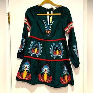 NWT let me be boho dress from Anthropology. Super cute with boots or sandals.